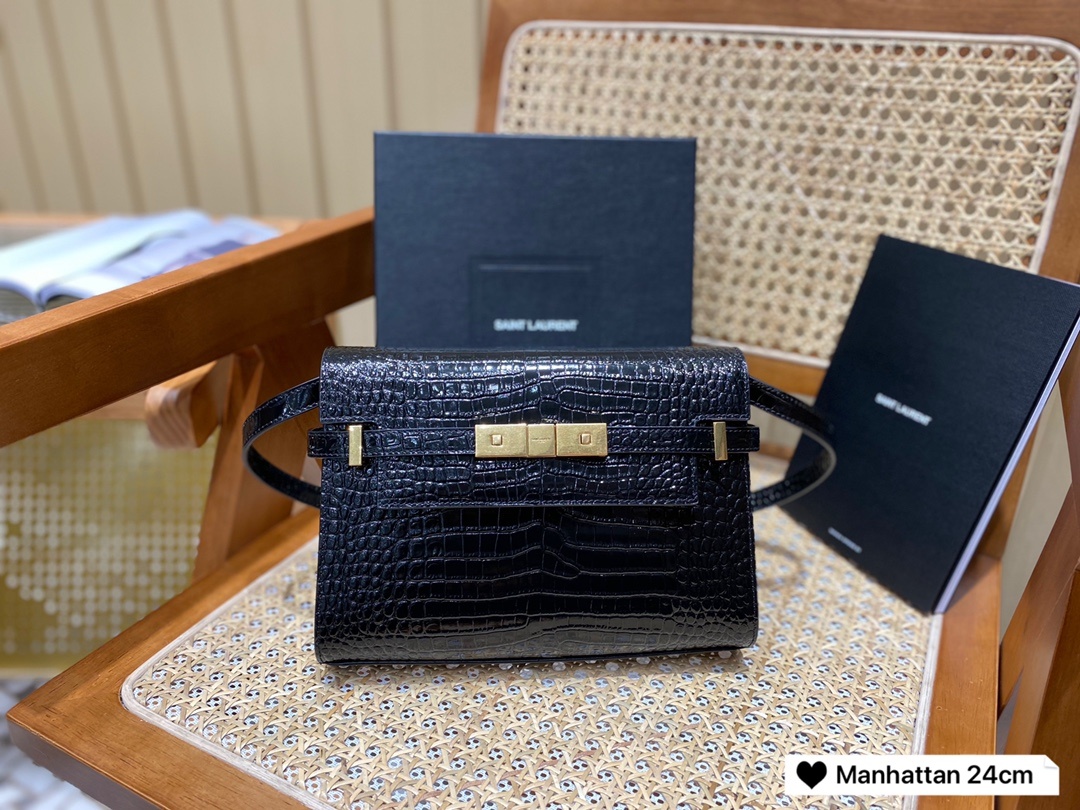 생로랑 맨하탄스몰숄더백