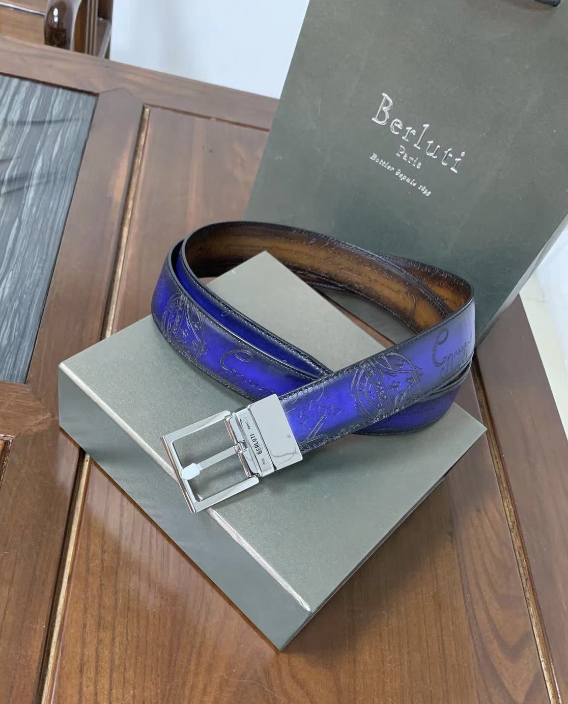 벨루티 양면벨트