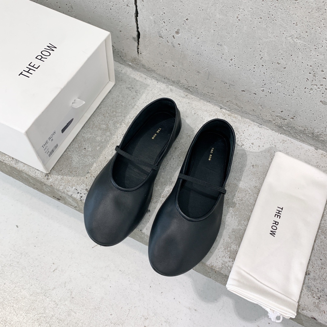 더로우 플랫슈즈