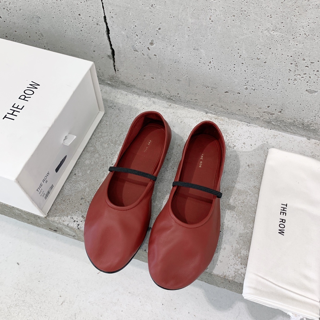 더로우 플랫슈즈