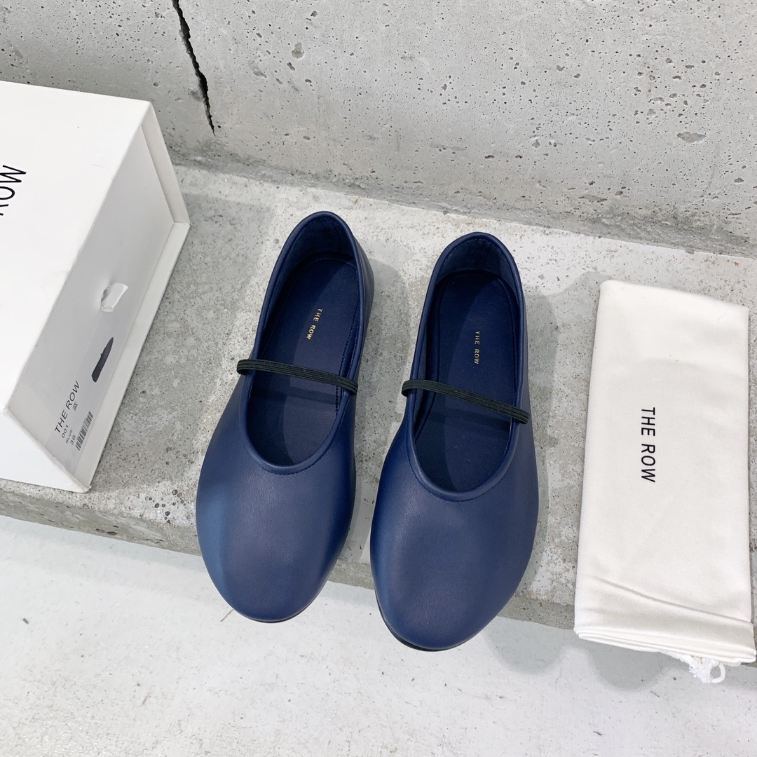 더로우 플랫슈즈