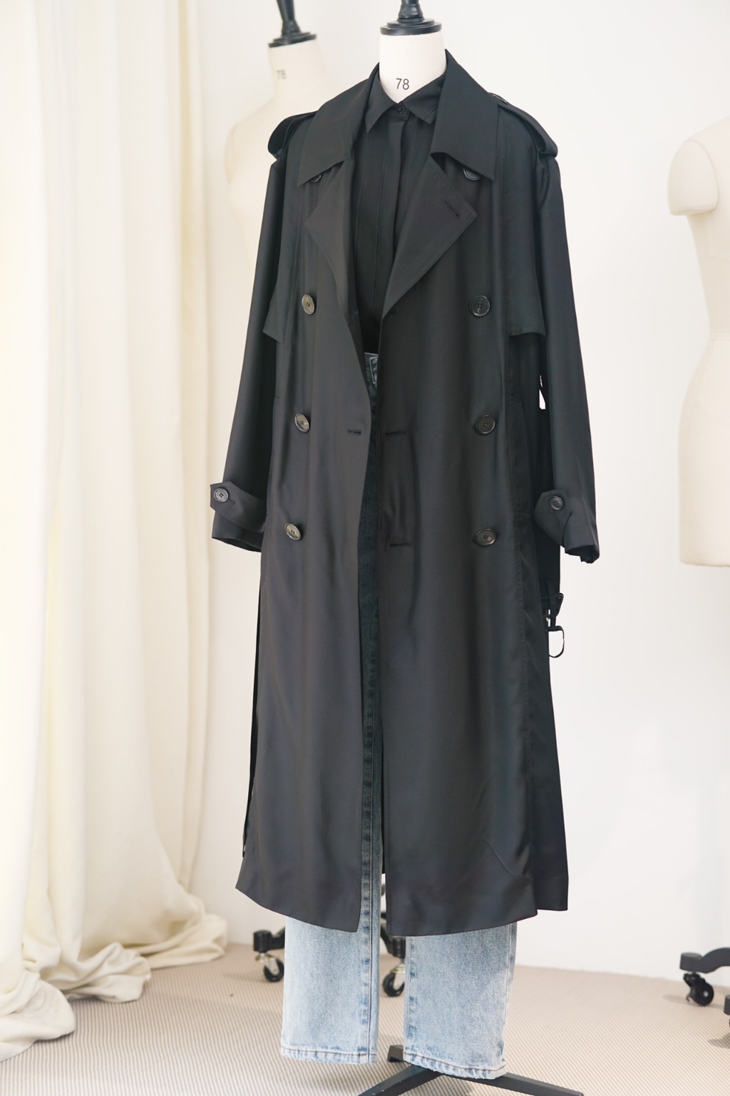 생로랑 트렌치코트