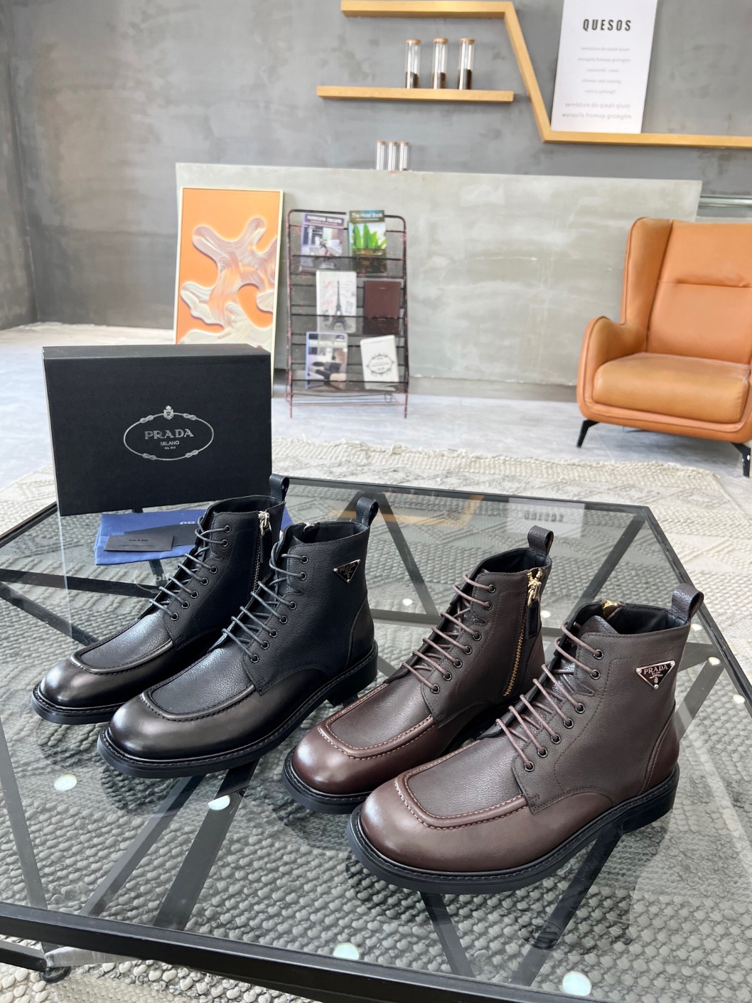 프라다 부츠