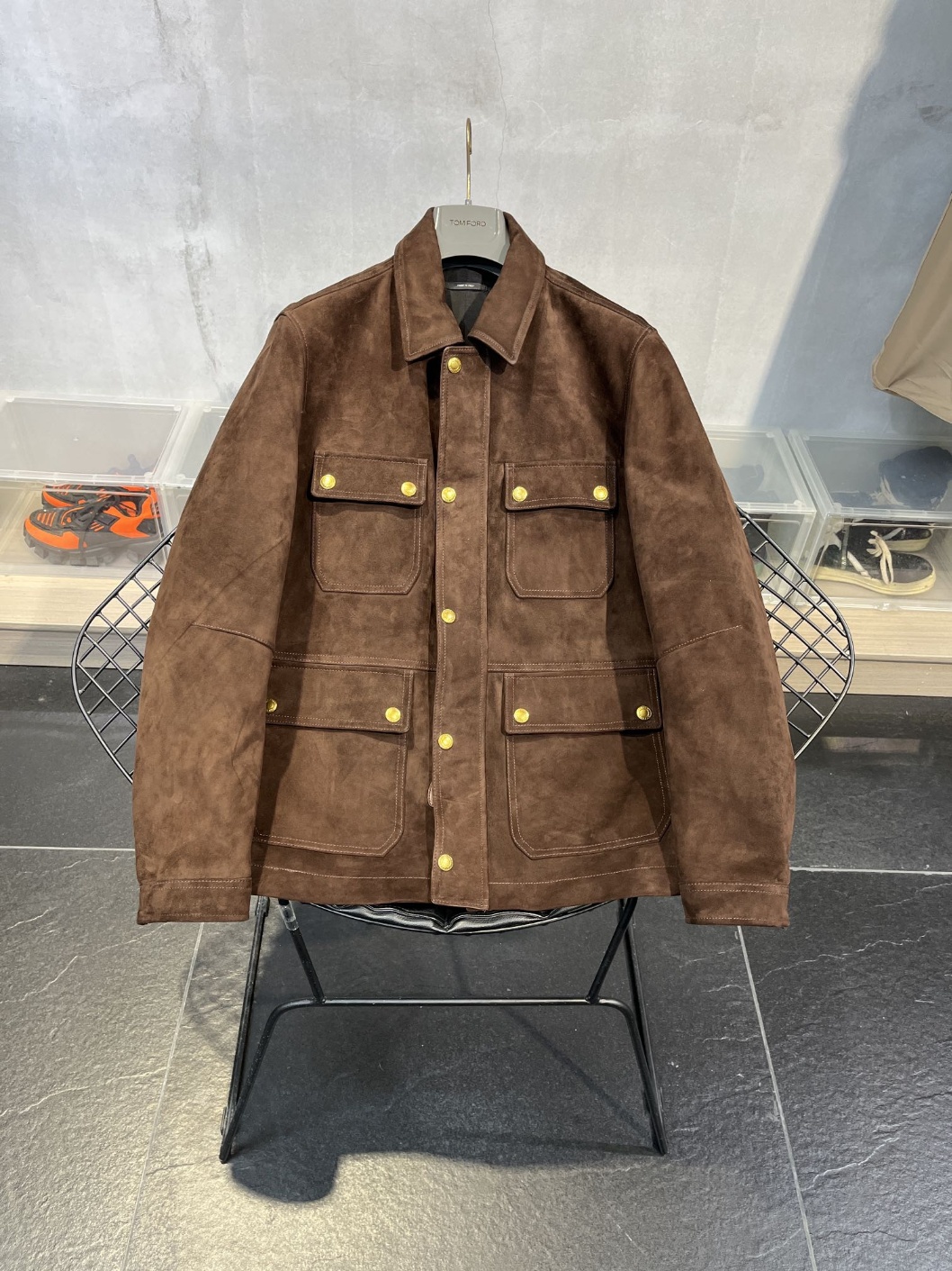 톰포드 가죽자켓