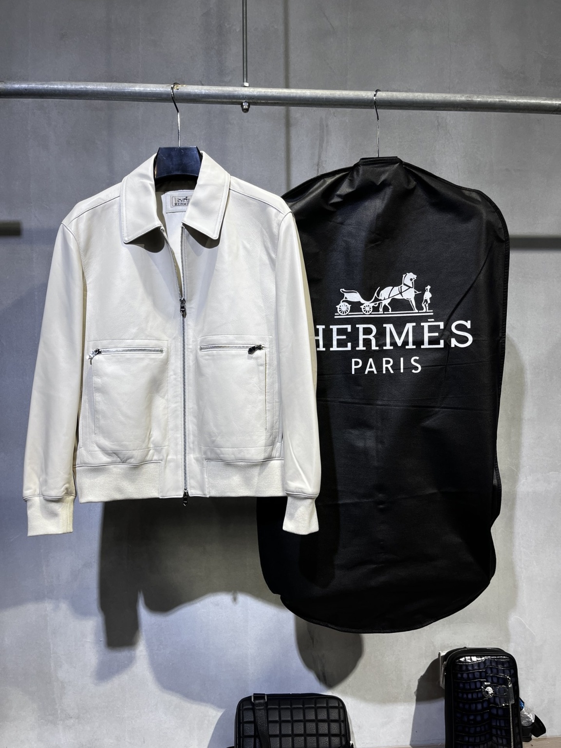 에르메스 가죽자켓
