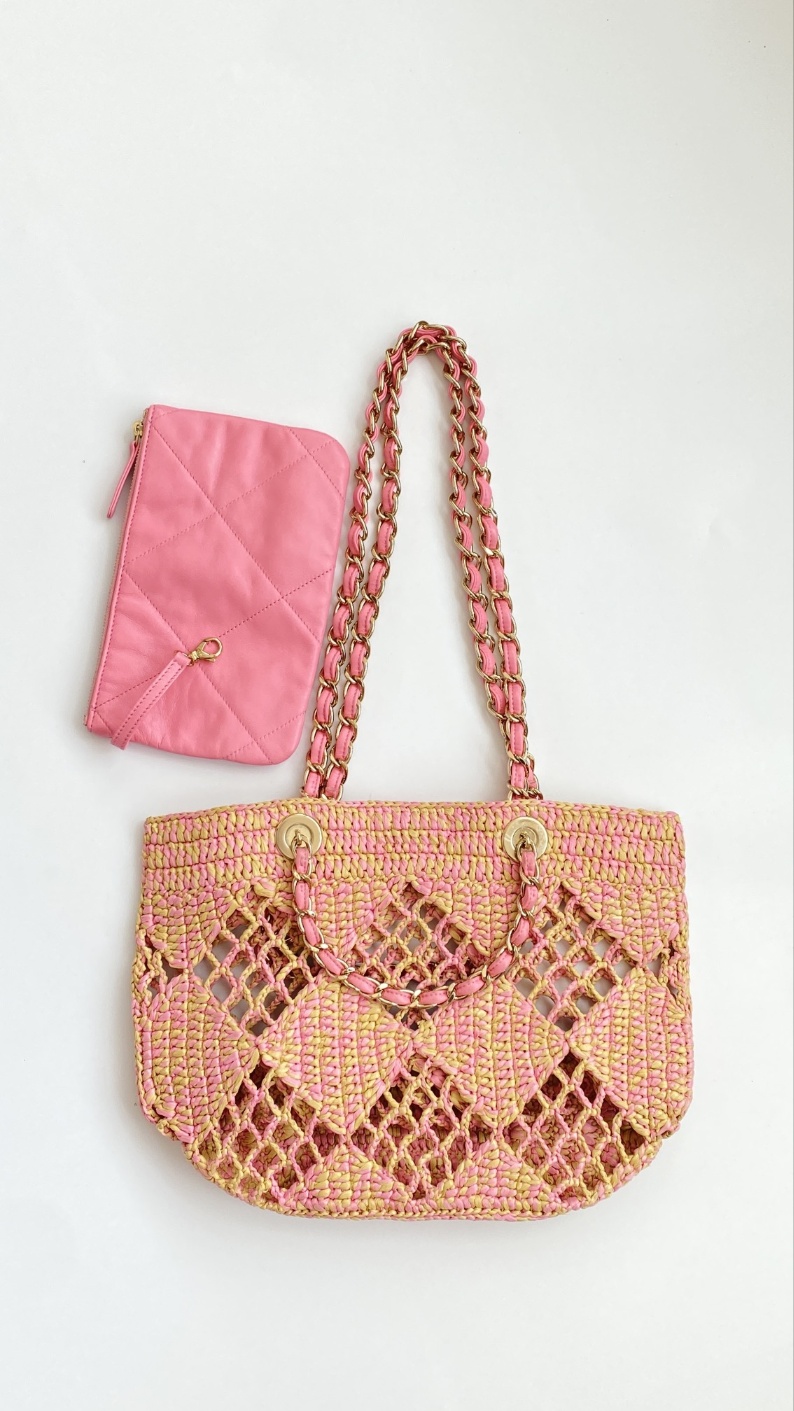 샤넬 코코비치라피아백