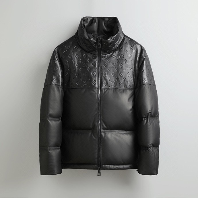 루이비통 가죽패딩