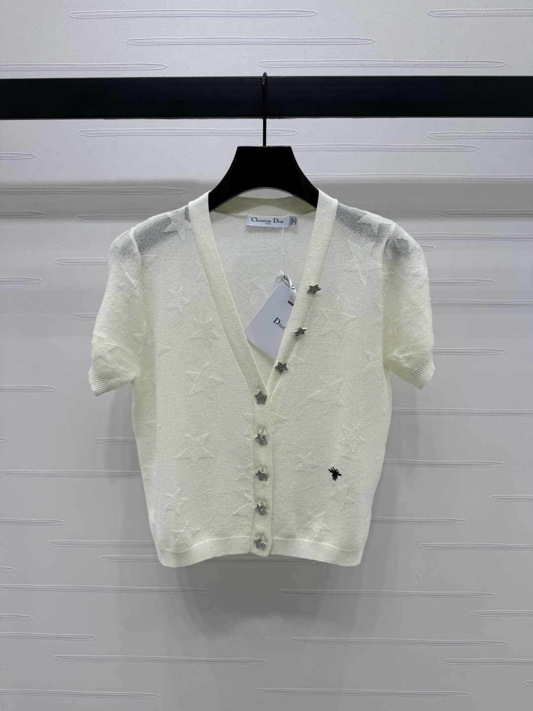 디올 반팔가디건