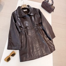 더로우 가죽코트