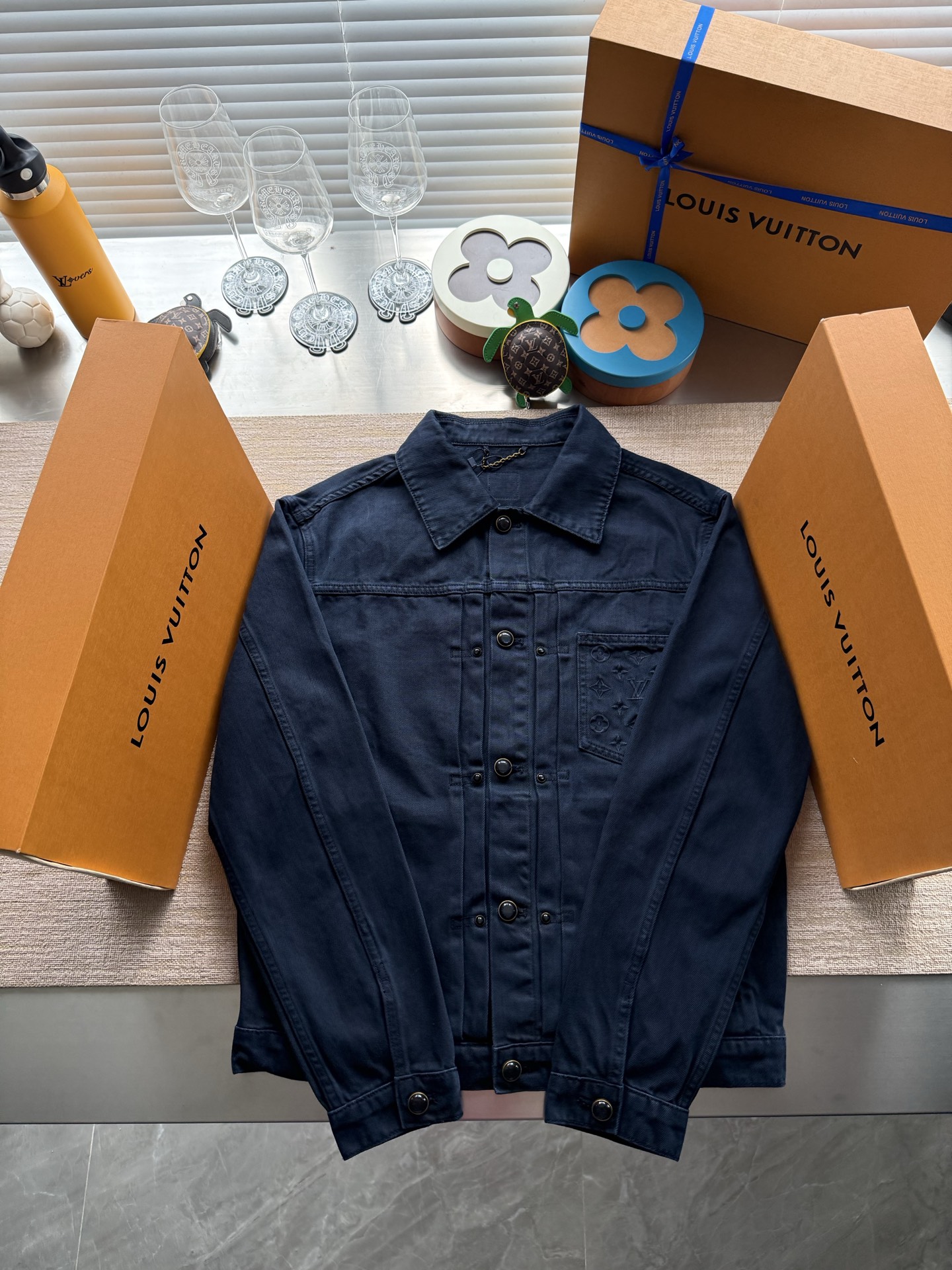 루이비통 데님자켓