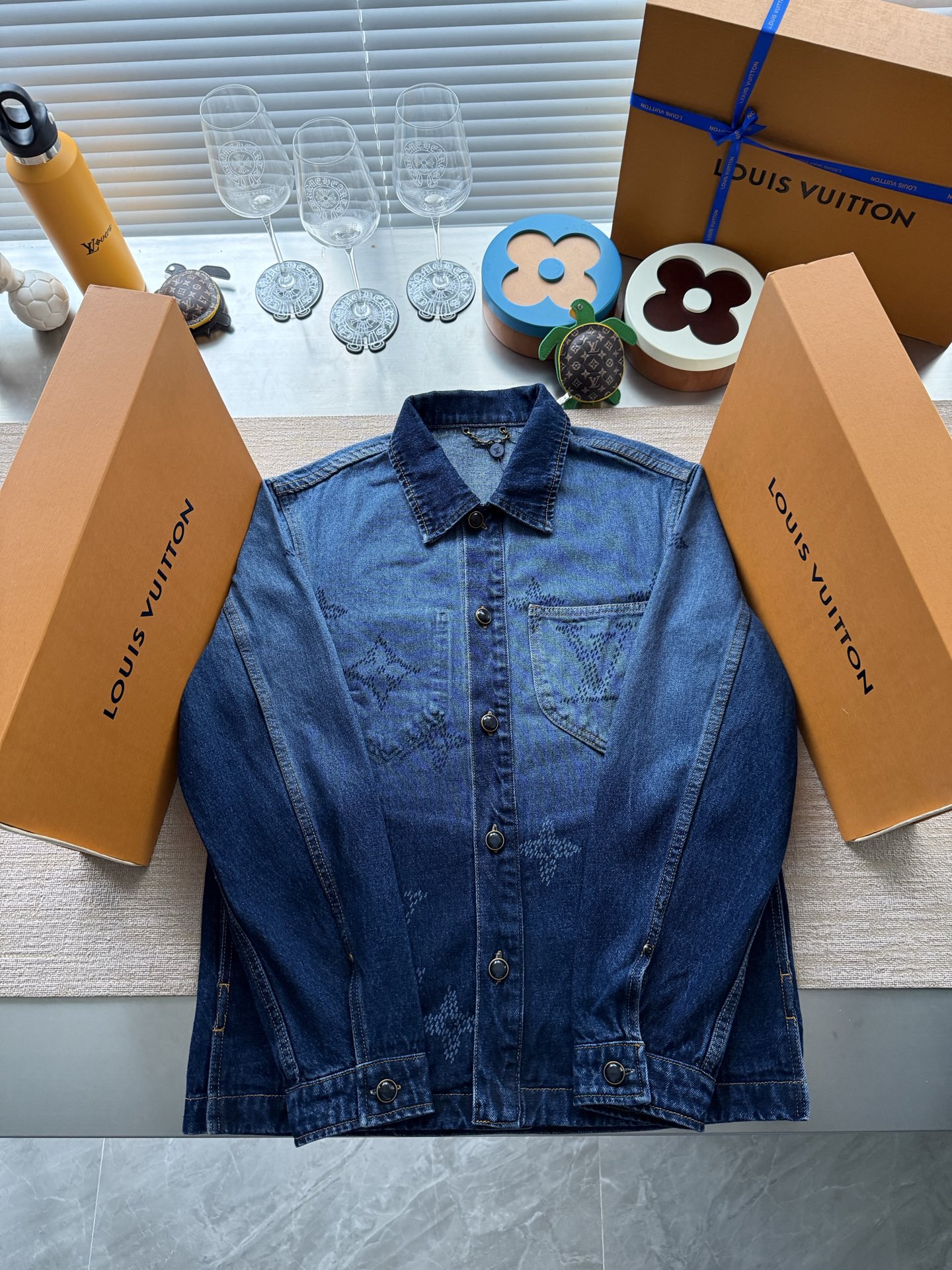 루이비통 데님자켓