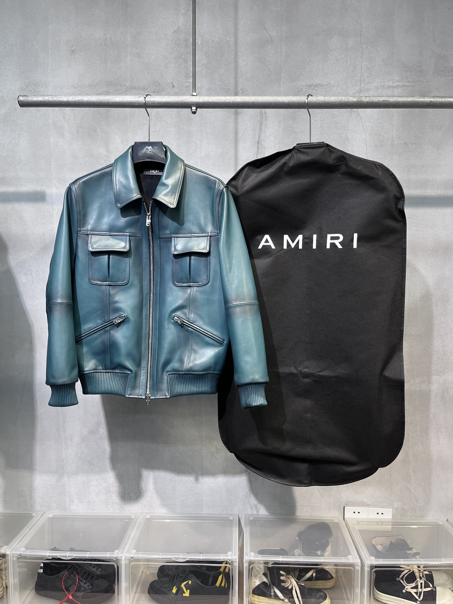 아미리 가죽자켓