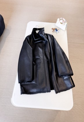 에르메스 가죽코트