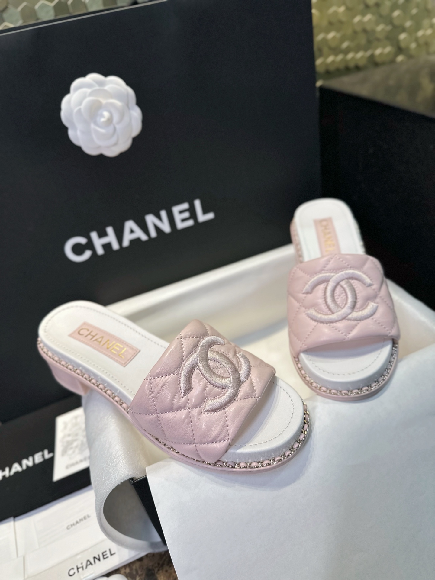 샤넬 슬리퍼