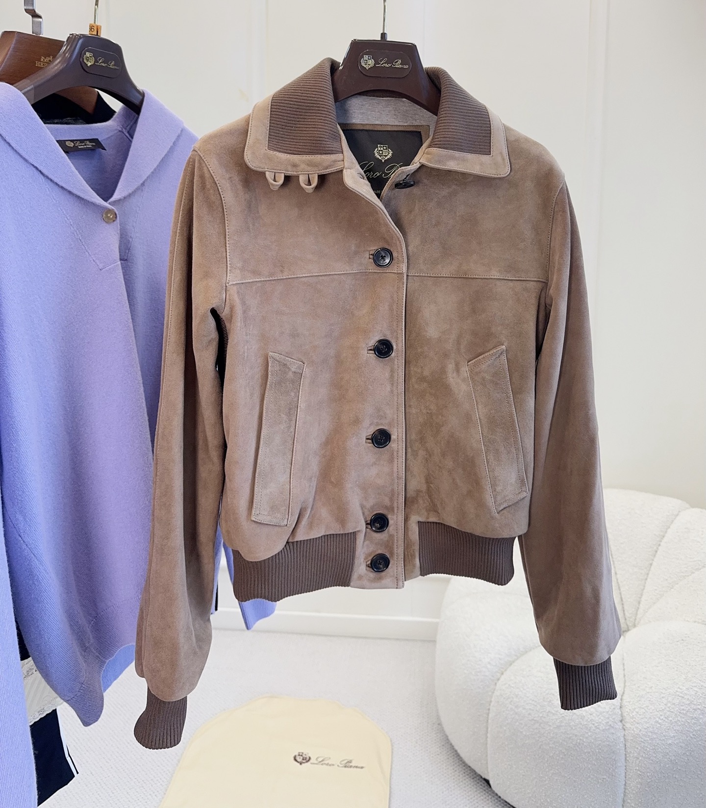 로로피아나 가죽자켓(여성)