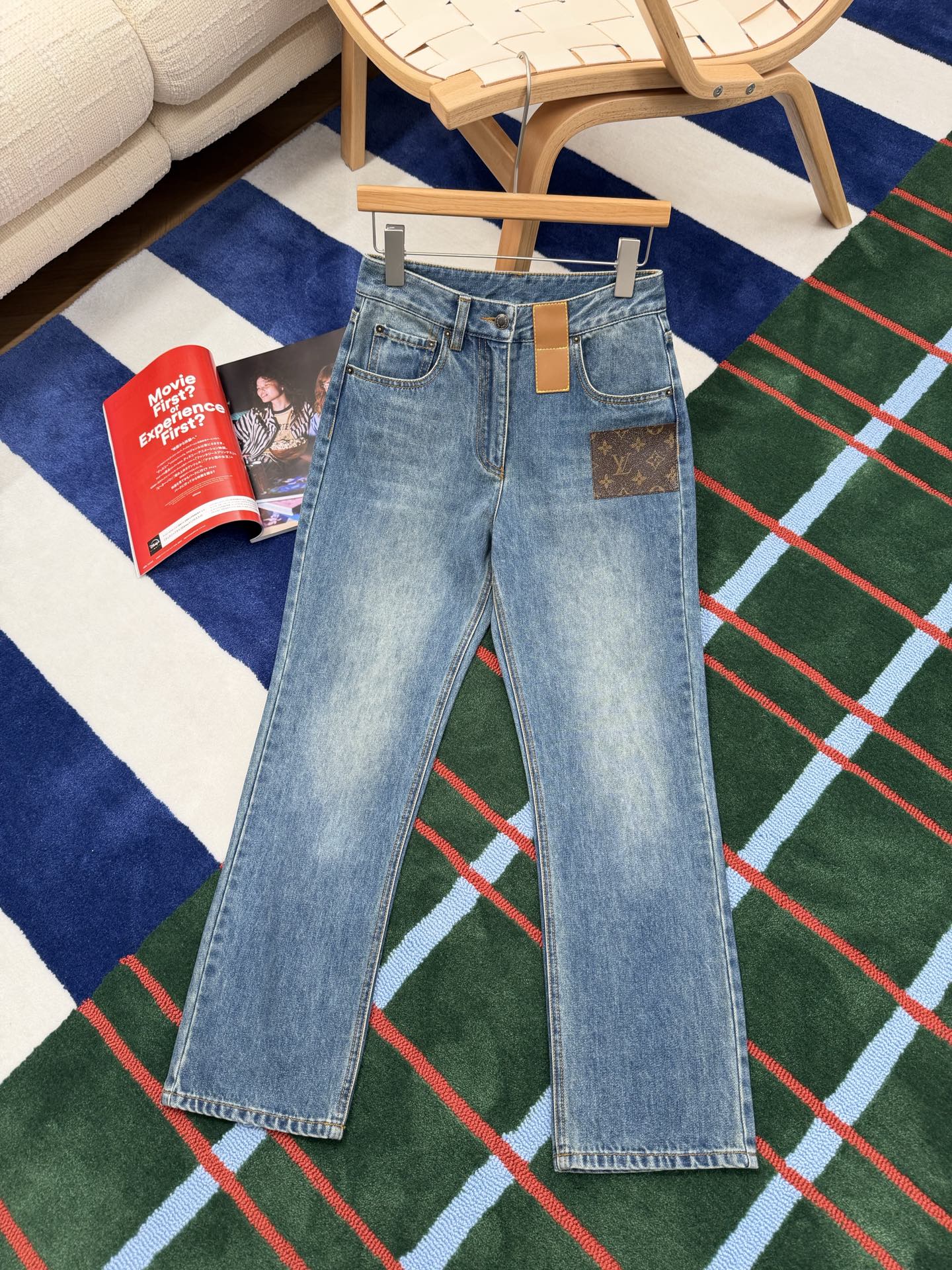 루이비통 청바지