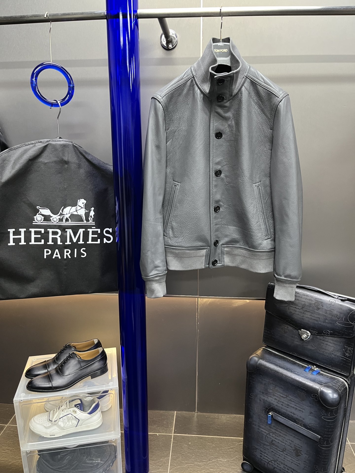 에르메스 가죽자켓